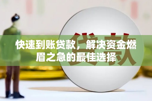 萍乡快速到账贷款，解决资金燃眉之急的最佳选择