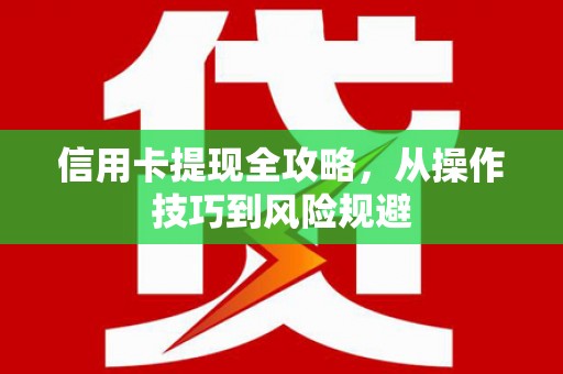 萍乡信用卡提现全攻略，从操作技巧到风险规避