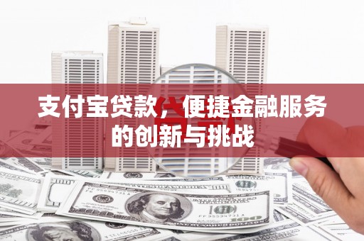 萍乡支付宝贷款，便捷金融服务的创新与挑战