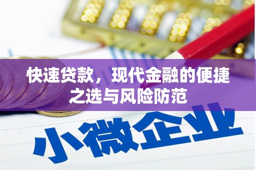 萍乡快速贷款，现代金融的便捷之选与风险防范