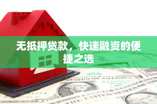 萍乡无抵押贷款，快速融资的便捷之选