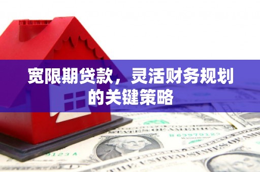 萍乡宽限期贷款，灵活财务规划的关键策略