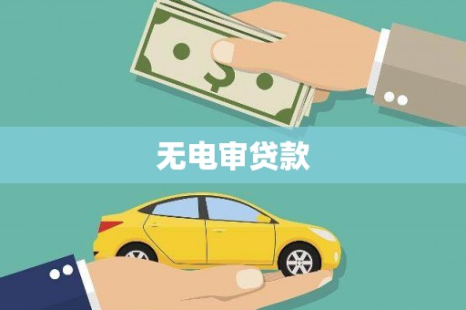 萍乡无电审贷款