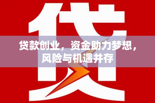 萍乡贷款创业，资金助力梦想，风险与机遇并存