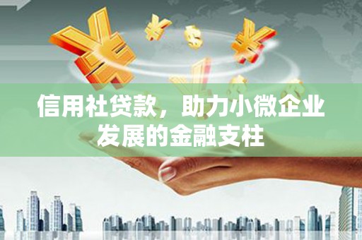 萍乡信用社贷款，助力小微企业发展的金融支柱