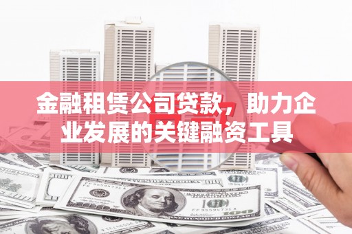 萍乡金融租赁公司贷款，助力企业发展的关键融资工具