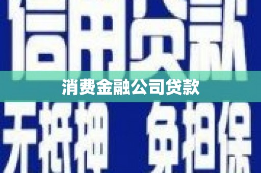 萍乡消费金融公司贷款