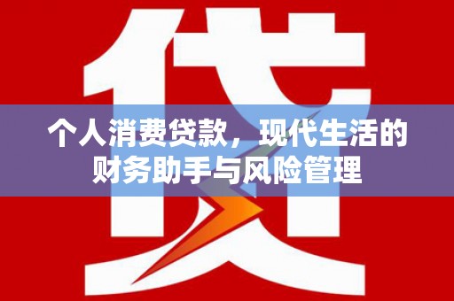 萍乡个人消费贷款，现代生活的财务助手与风险管理