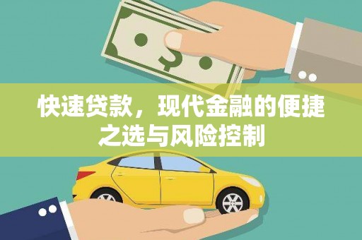 萍乡快速贷款，现代金融的便捷之选与风险控制