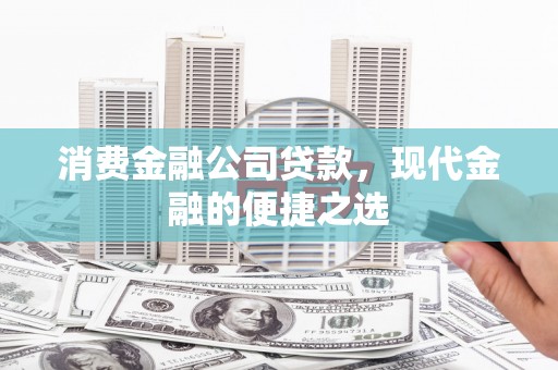 萍乡消费金融公司贷款，现代金融的便捷之选