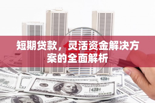 萍乡短期贷款，灵活资金解决方案的全面解析