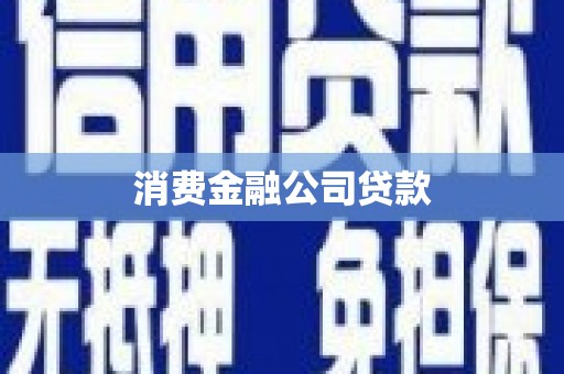 萍乡消费金融公司贷款