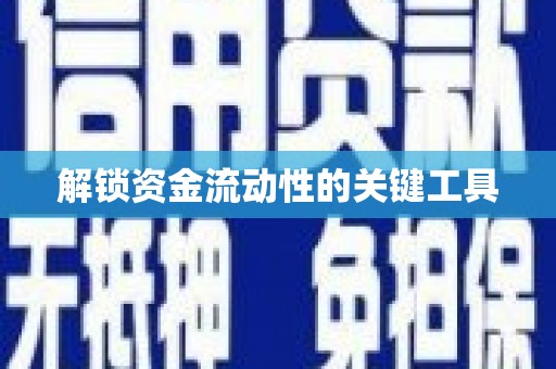 萍乡解锁资金流动性的关键工具