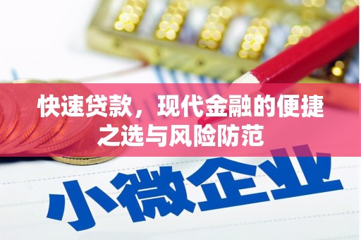 萍乡快速贷款，现代金融的便捷之选与风险防范