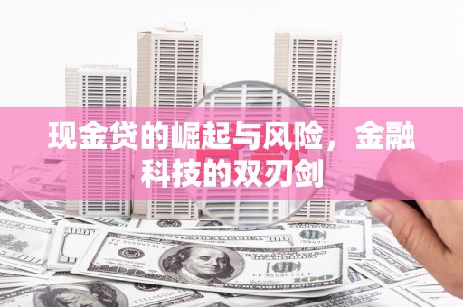 萍乡现金贷的崛起与风险，金融科技的双刃剑