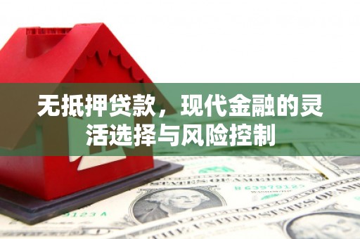 萍乡无抵押贷款，现代金融的灵活选择与风险控制