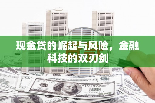 萍乡现金贷的崛起与风险，金融科技的双刃剑