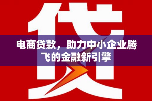 萍乡电商贷款，助力中小企业腾飞的金融新引擎