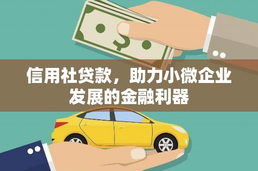 萍乡信用社贷款，助力小微企业发展的金融利器
