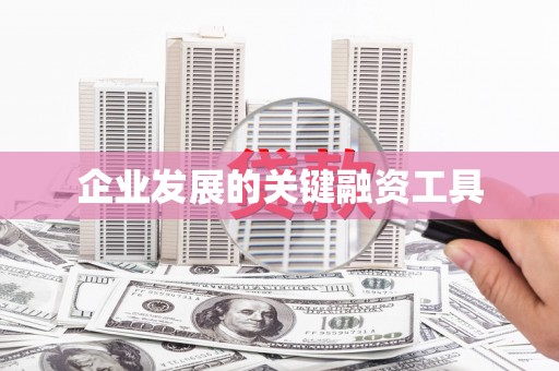 萍乡企业发展的关键融资工具