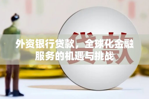 萍乡外资银行贷款，全球化金融服务的机遇与挑战