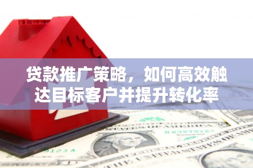 萍乡贷款推广策略，如何高效触达目标客户并提升转化率