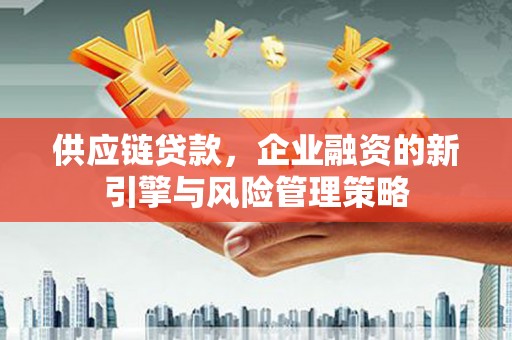萍乡供应链贷款，企业融资的新引擎与风险管理策略