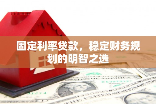 萍乡固定利率贷款，稳定财务规划的明智之选