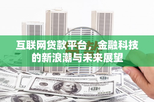 萍乡互联网贷款平台，金融科技的新浪潮与未来展望