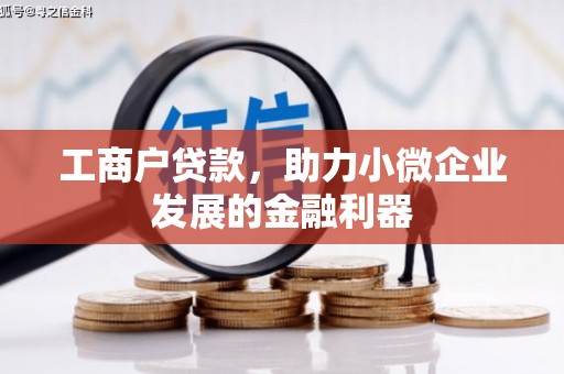 萍乡工商户贷款，助力小微企业发展的金融利器