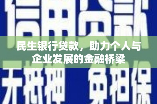 萍乡民生银行贷款，助力个人与企业发展的金融桥梁