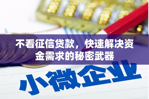 萍乡不看征信贷款，快速解决资金需求的秘密武器