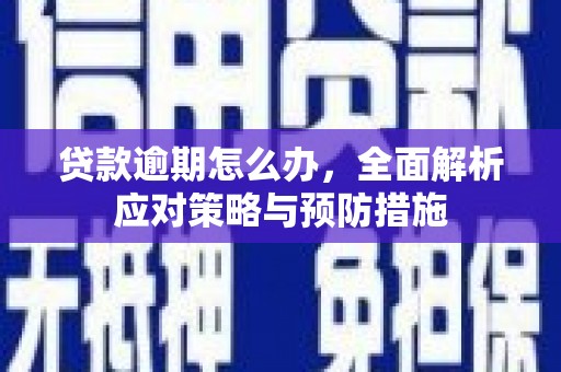 萍乡贷款逾期怎么办，全面解析应对策略与预防措施