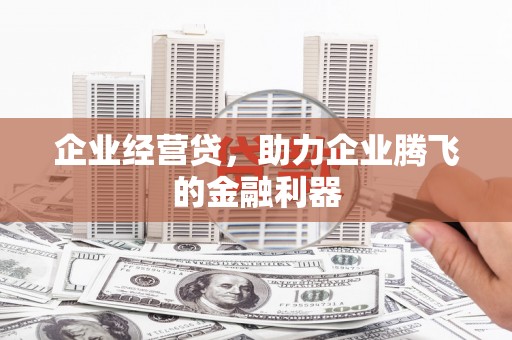萍乡企业经营贷，助力企业腾飞的金融利器