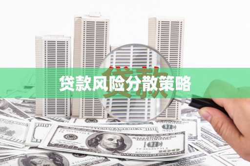 萍乡贷款风险分散策略