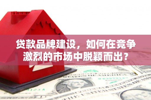 萍乡贷款品牌建设，如何在竞争激烈的市场中脱颖而出？