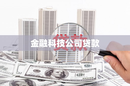 萍乡金融科技公司贷款