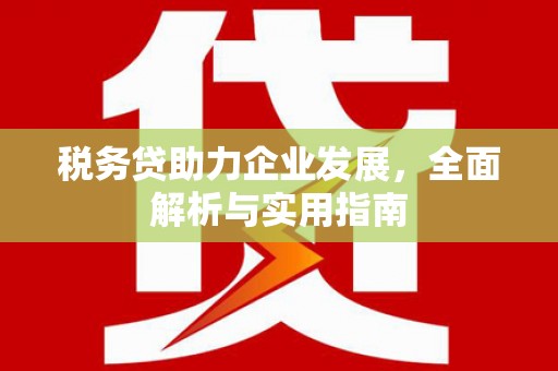萍乡税务贷助力企业发展，全面解析与实用指南