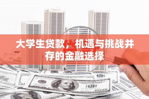 萍乡大学生贷款，机遇与挑战并存的金融选择