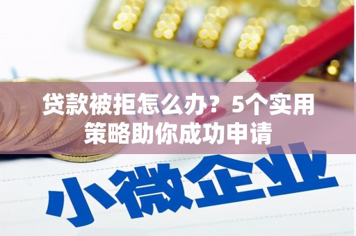 萍乡贷款被拒怎么办？5个实用策略助你成功申请