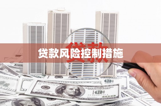 萍乡贷款风险控制措施