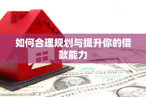 萍乡如何合理规划与提升你的借款能力