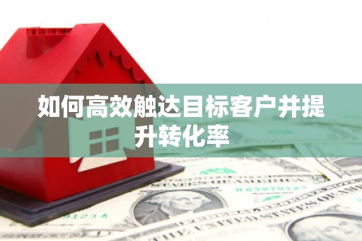 萍乡如何高效触达目标客户并提升转化率